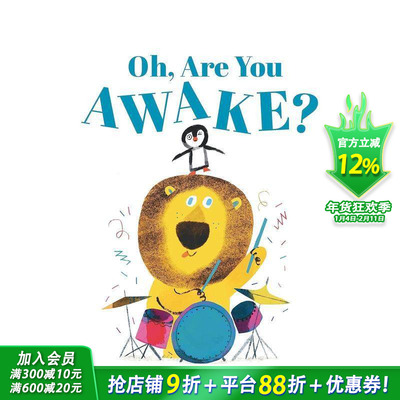 【预售】【英国插画师Jarvis】咦 你醒着吗？ Oh  Are You Awake? 英文儿童插画故事绘本 进口童书