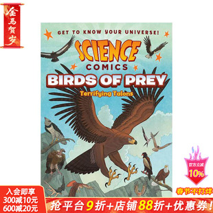 【预售】猛禽小队:可怕的利爪 【Science Comics】Birds of Prey: Terrifying Talons 英文儿童漫画 英语科普故事绘本 进口童书