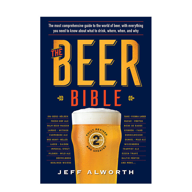 【预售】啤酒大全宝典The Beer Bible 精酿酒水饮品制作百科入门指南 英文原版新版 快乐时光 图书