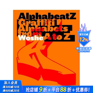 【预售】字母节奏：从A到Z的涂鸦字母 Alphabeatz. Tagging Alphabets from A to Z 原版英文字体图案标志设计 正版进口书