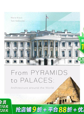 【现货】从金字塔到宫殿：世界建筑图集 From Pyramids to Palaces: Architecture around the World英文儿童绘本书 人文历史科普