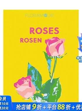 【预售】英文原版 玫瑰 【Floramour】Roses 摄影艺术作品 正版进口书籍画册