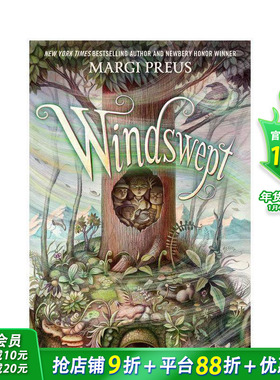 【预售】强风之地 纽伯瑞奖得主Margi Preus Windswept 英文故事拓展阅读 进口童书