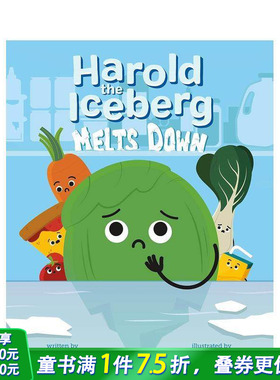 【预售】冰山融化的哈罗德 Harold The Iceberg Melts Down 英文儿童插画故事绘本 进口童书