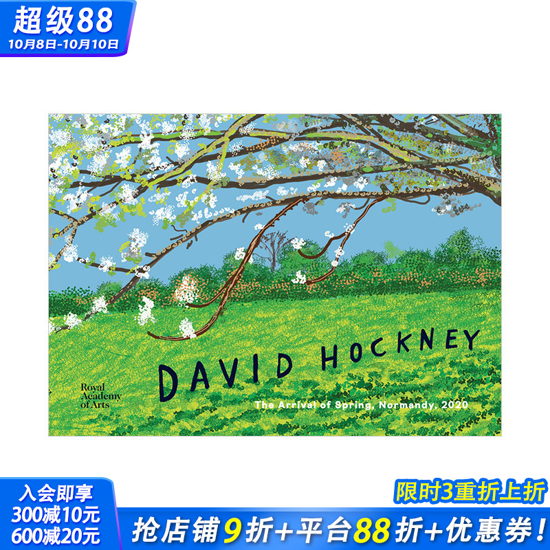 【现货】大卫·霍克尼:春天的到来,诺曼底2020David Hockney:The Arrival of Spring,Normandy英文原版当代艺术绘画册作品集