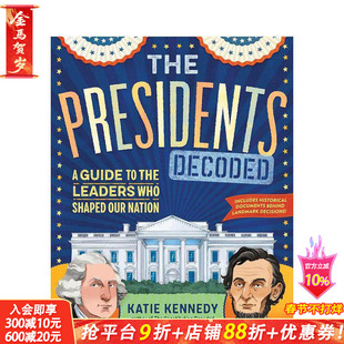 【预售】总统解码 The Presidents Decoded 英文儿童插画故事绘本 进口童书