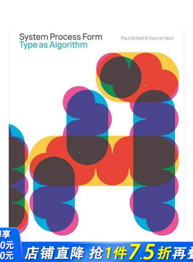 【预售】MuirMcNeil字体系统：作为算法的字体System Process Form:Type as Algorithm 英文设计 正版进口图书