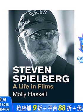 【预售】史蒂文·斯皮尔伯格：电影人生 英文原版 Steven Spielberg: A Life in Films Molly Haskell 人物传记