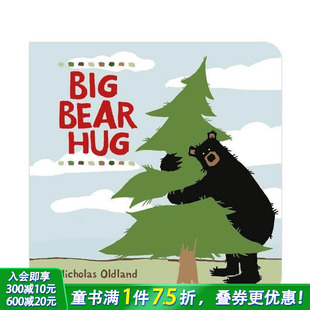 Big 儿童绘本 现货 Bear Wild 英文原版 Hug 6岁 熊 the 拥抱 Life 亲子英语阅读 野外生活