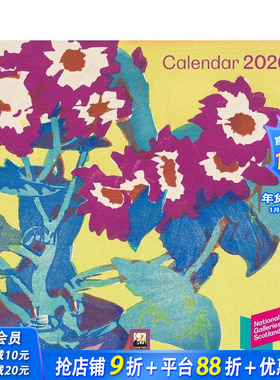 【预售】【日历】苏格兰国家美术馆 2026年迷你挂历 National Galleries Scotland Mini Wall Calendar艺术创意文创周边正版进口