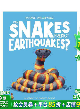 【预售】【大问题科学答-S2】蛇能预测地震吗？ 【BQA-S2】: Can Snakes Predict Earthquakes? 英文儿童插画科普绘本书STEM科普