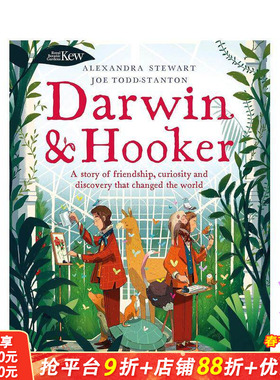 【预售】达尔文与胡克 Darwin and Hooker 英文故事拓展阅读 进口童书