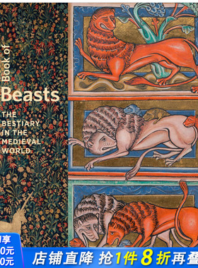 【预售】英文原版画册 中世纪怪物野兽之书 The Bestiary in the Medieval World