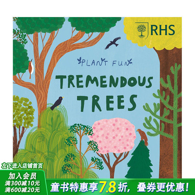 【预售】植物趣闻：巨大的树（平装） Plant Fun: Tremendous Trees 英文儿童插画科普绘本 进口童书