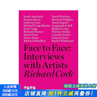 Face Interviews Artists英文艺术家 理查德·考克与艺术家面对面对谈 With 艺术工作室进口图书画册 现货