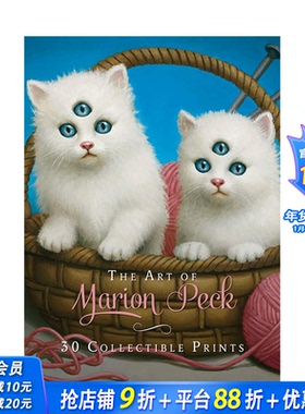 【现货】【9782374951119】明信片：马里恩·派克的艺术:30张可收藏的明信片 The Art of Marion Peck 英文进口 创意文创节日送礼