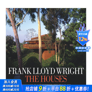 【预售】英文原版 弗兰克·劳埃德·赖特：房子 Frank Lloyd Wright: The Houses  建筑设计 正版进口书籍画册 善优图书