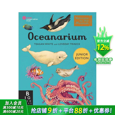 【现货】【欢迎来到博物馆】海洋馆（基础版） Oceanarium 英文儿童插画故事绘本 进口童书
