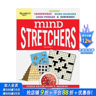 【现货】读者文摘思维担架解谜书弟2卷Reader's Digest Mind Stretchers Puzzle Book Vol.2 趣味游戏书 英文版 生活悠闲书