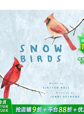 【预售】Snow Birds雪鸟 插画家Jenni Desmond 英文原版儿童艺术绘本【善优童书】