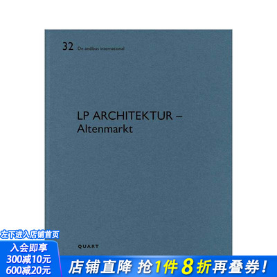 【预售】LP 建筑事务所：阿尔滕马克特 LP architektur – Altenmarkt 原版英文建筑设计 正版进口书