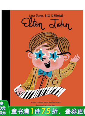 【现货】【小人物，大梦想】Elton John艾尔顿·约翰 英文原版儿童绘本 3-6岁【善优童书】