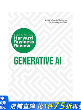 【预售】生成式人工智能：《哈佛商业评论》见解 Generative Ai 原版英文社会科学 正版进口书