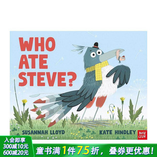 Who 谁吃了史蒂夫？ Ate Steve? 进口童书 英文儿童插画故事绘本 预售