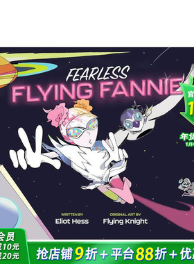 【预售】无畏飞翔的范妮 Fearless Flying Fannie 英文儿童插画故事绘本 进口童书