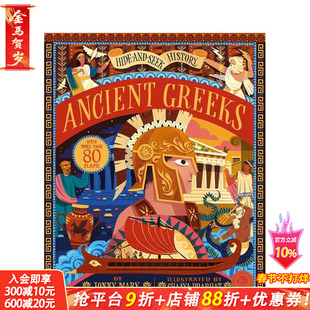 【现货】翻翻学历史：古希腊 多层翻翻页设计 Hide and Seek History: Ancient Greeks 英文儿童趣味互动 人文历史科普进口书