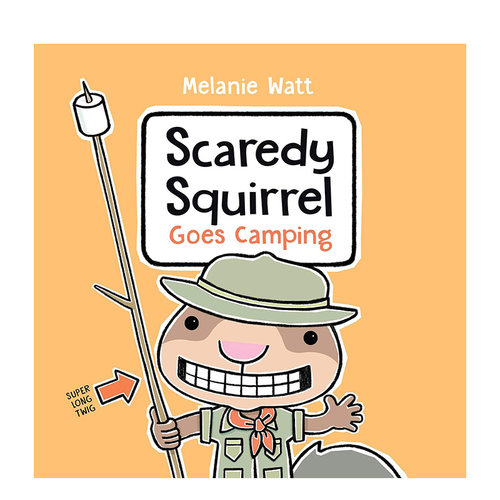 【预售】英文原版 害怕的松鼠去露营 Scaredy Squirrel Goes Camping 英文儿童幽默故事绘本 进口原版书籍 善优图书