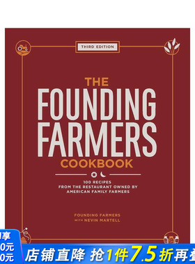 【预售】农夫之家食谱 第三版 Founding Farmers Cookbook， Third Edition 原版英文餐饮生活美食 正版进口书