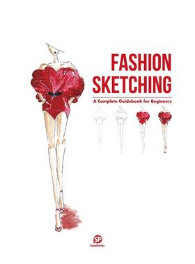 【现货】手绘服装技法《中东版》 Fashion Sketching - A Complete Guidebook For Beginners 简体中文产品设计 正版进口书