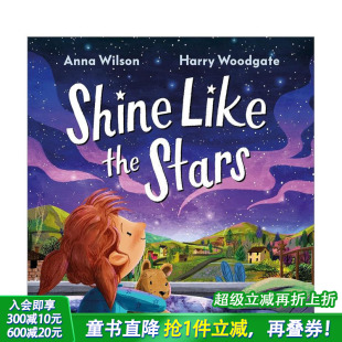 Like 进口童书 如星星般闪耀 英文儿童插画故事绘本 Stars the Shine 新封面 平装 预售