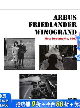 【预售】英文原版 阿勃丝/弗里德兰德/温诺格兰德:新文件,1967 Arbus/Friedlander/Winogrand 摄影师专辑 正版进口书籍