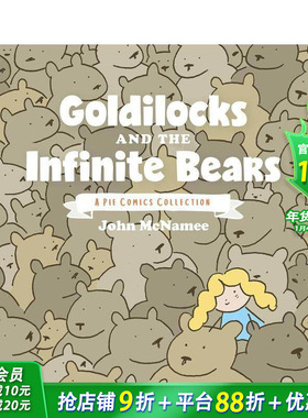 【现货】【Pie Comics漫画】金发姑娘和数不清的熊 Goldilocks and the Infinite Bears 英文原版搞笑漫画书 John McNamee