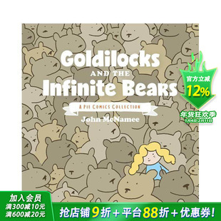 【现货】【Pie Comics漫画】金发姑娘和数不清的熊 Goldilocks and the Infinite Bears 英文原版搞笑漫画书 John McNamee