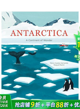 【预售】南极洲:一片神奇的大陆 Antarctica: A Continent of Wonder 英文小说故事 英语拓展阅读进口书