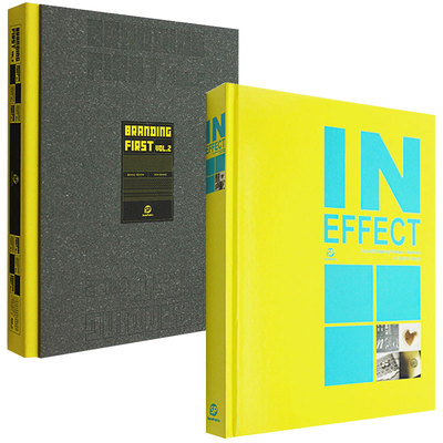 【现货】【送字体海报】《Branding First Vol.2》品牌至上2 &《In Effect》特效-设计中的材料与工艺应用 英文平面产品设计书