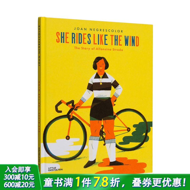 【现货】She Rides Like the Wind单车环意女车手Alfonsina Strada【善优童书】