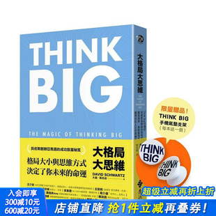 台版 进口书 大格局大思维：Think 正版 中文繁体职场工作术 原版 扩张境界 思考惯性 Big引领你突破根深蒂固 预售