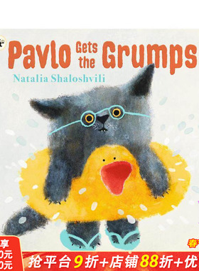 【现货】暴躁的帕夫洛 Pavlo Gets the Grumps 英文儿童插画科普绘本 进口童书