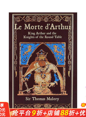 【预售】【皮封经典收藏】亚瑟王之死 【Leather-bound Classics】Le Morte d'Arthur 原版英文文学 正版进口书