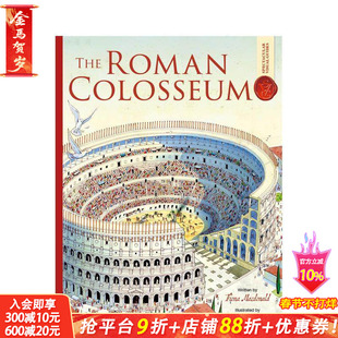 【预售】罗马斗兽场：震撼视觉指南 Roman Colosseum: Spectacular Visual Guides 英文儿童插画科普绘本 进口童书