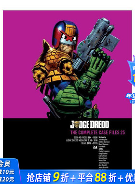 【预售】爵德判官：第 25 版：完整案件档案 Judge Dredd: v. 25: The Complete Case Files 原版英文漫画书 正版进口书