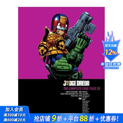 【预售】爵德判官：第 25 版：完整案件档案 Judge Dredd: v. 25: The Complete Case Files 原版英文漫画书 正版进口书