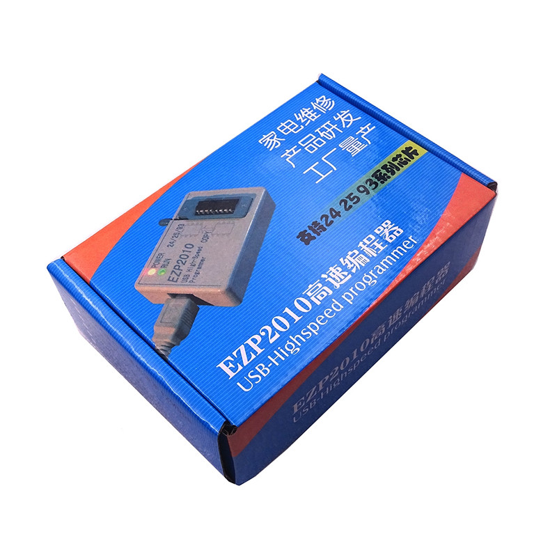 EZP2010高速SPI FLASH编程器 24/25/93 bios 25T80烧录 脱机复制