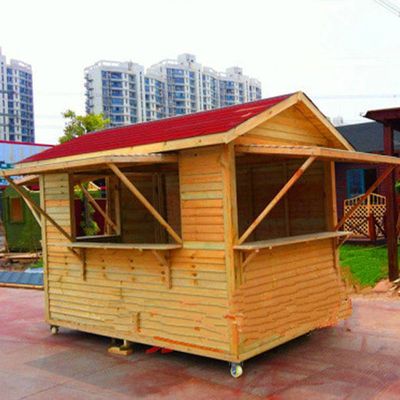 户外移动小木屋定制防腐