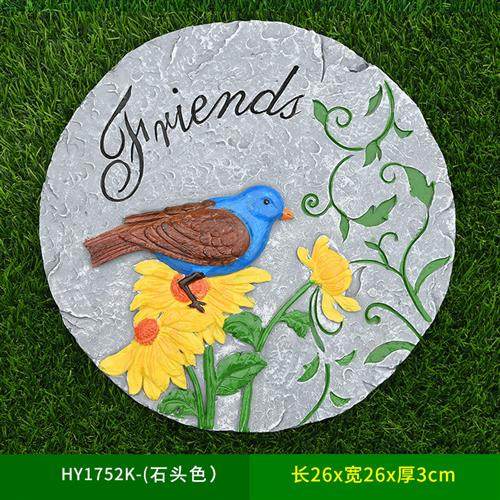 户外花园草坪脚踏石别墅庭院铺路石装饰园林美观垫脚板汀步石摆件,家居饰品,户外/庭院摆件,淘宝优惠券,粉丝福利购,淘宝优惠卷