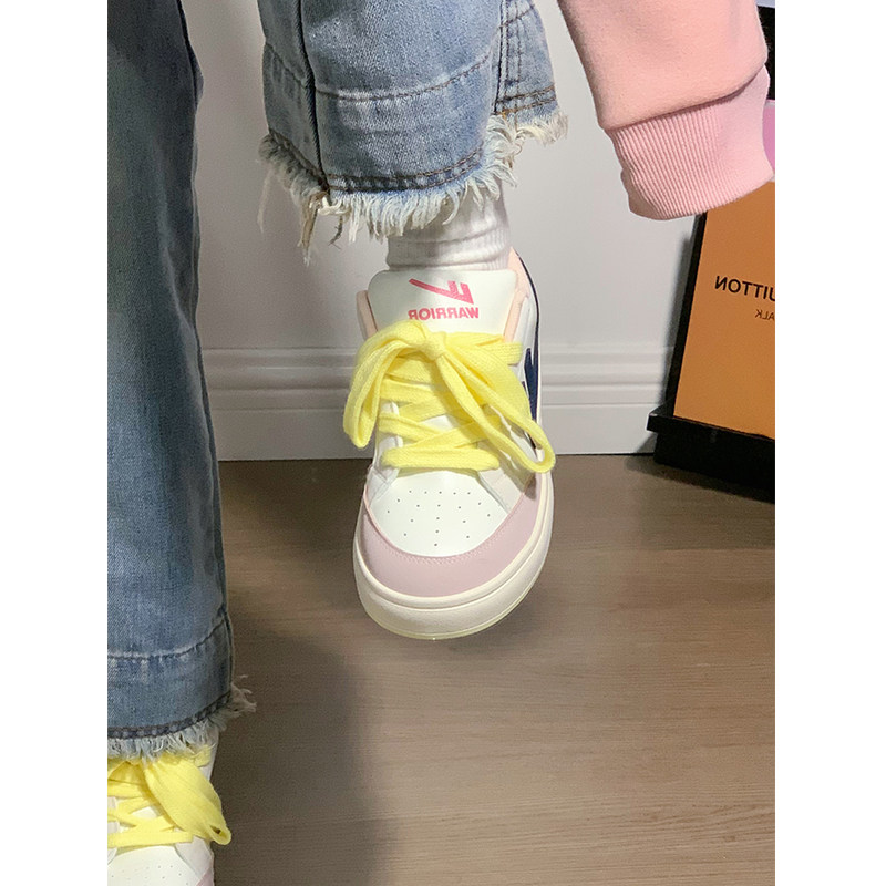 回力撞色小白鞋女春季新款学生百搭帆布鞋子小众原创女鞋休闲板鞋,女鞋,休闲板鞋,淘宝优惠券,粉丝福利购,淘宝优惠卷